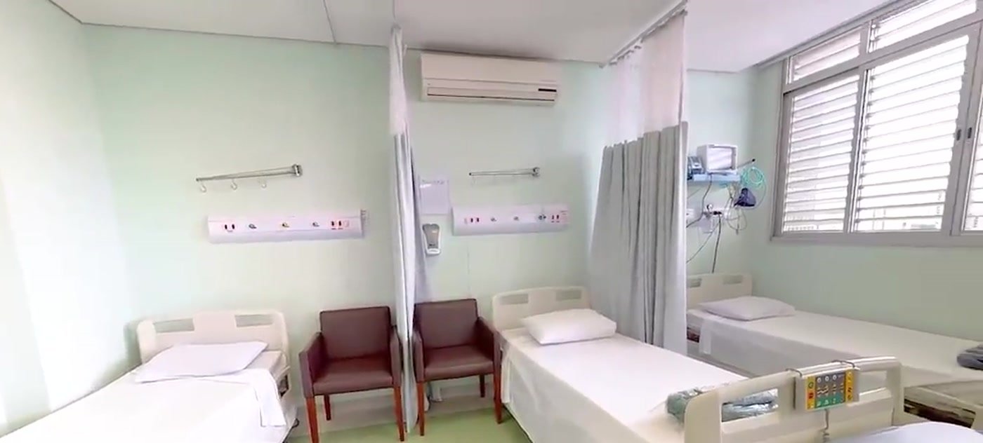 Leito pré-operatório do Hospital Granja Julieta
